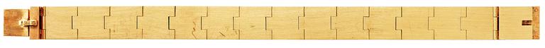 WIWEN NILSSON, armband, Lund 1969, 18k.