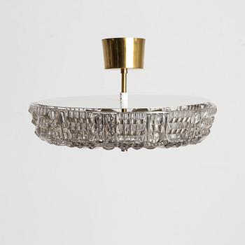 Carl Fagerlund, a ceiling lamp, Orrefors.