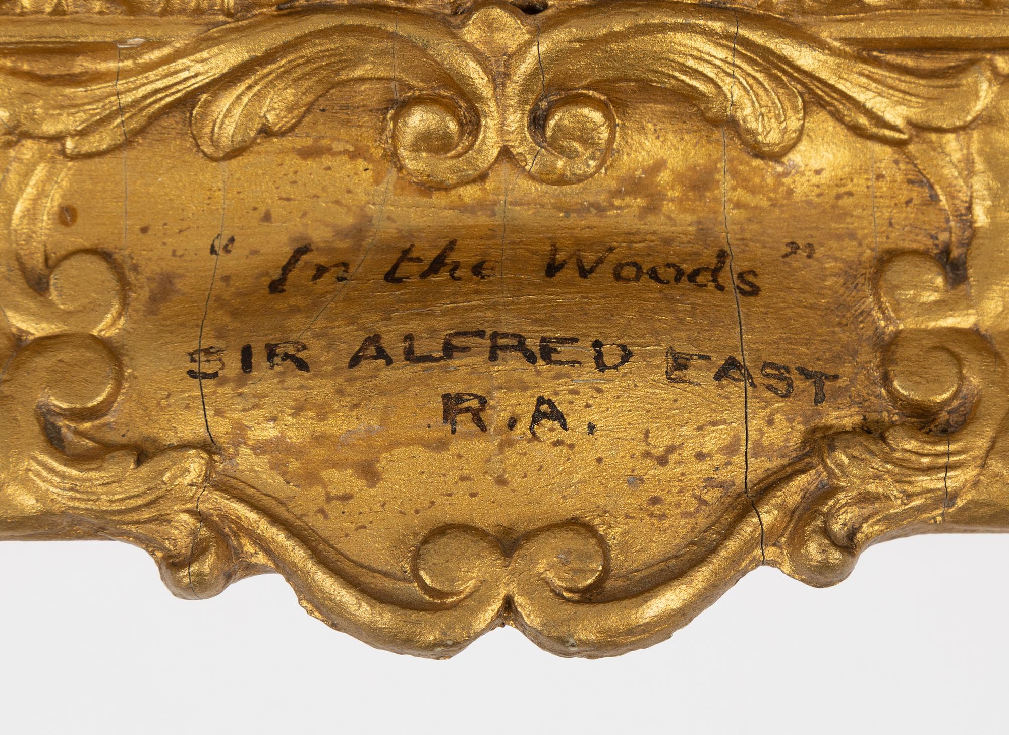 Alfred East, oil on canvas, signed.