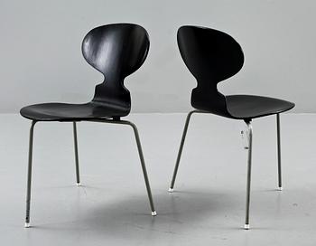 STOLAR, 4 st, "Myran", Arne Jacobsen, Fritz Hansen, 1950/60-tal.