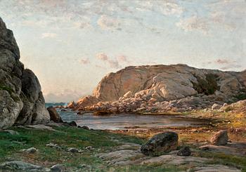 Berndt Lindholm, CLIFFS ON THE COAST.