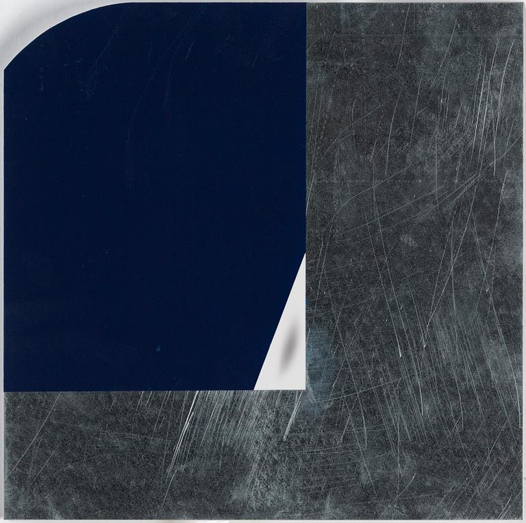 GUNNAR ÅNGER, painted wood and zinc plate, 4, one signed and dated 95 verso.