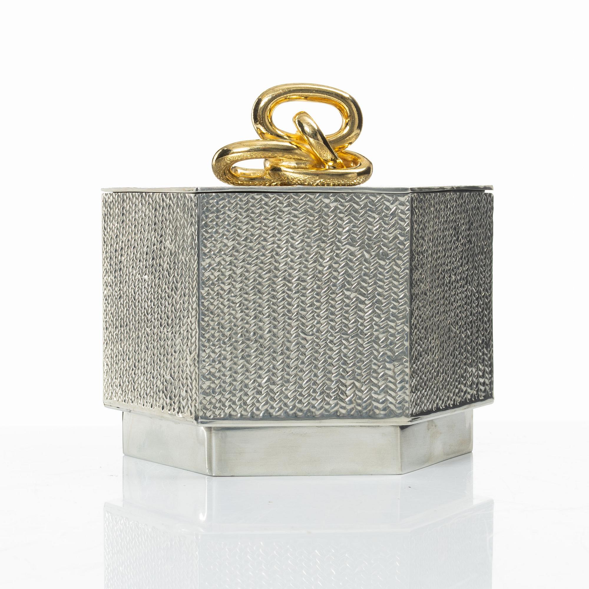 Estrid Ericson, a pewter box, "Panama", Svenskt Tenn.
