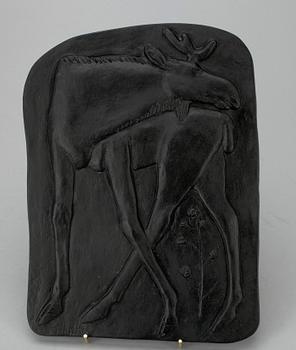 MIKAEL SCHILKIN, Relief, gjutjärn, sign. och a tergo dat. -61.