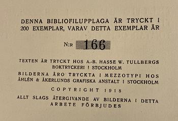 John Bauer, mezzotype, published by, Åhlén & Åkerlunds, Stockholm 1918, bibliophile edition, 166/200.