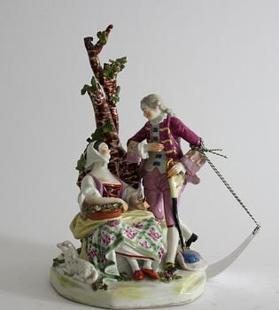 FIGURIN, porslin, 1800-tal.