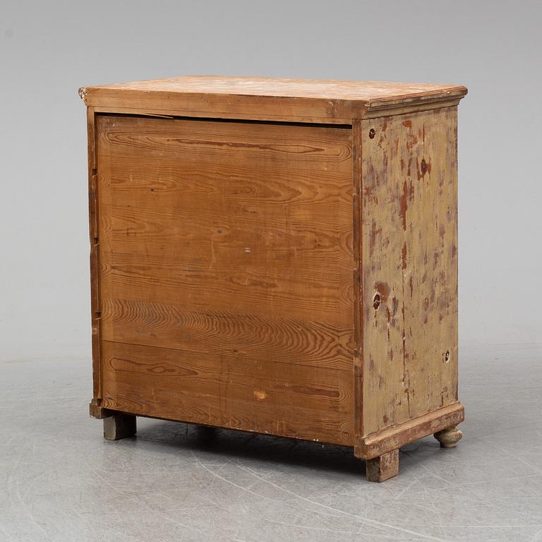 A second half of the 19th century chest of drawers.