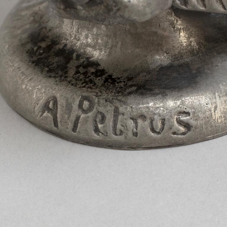 ANNA PETRUS, pewter vase 1954.