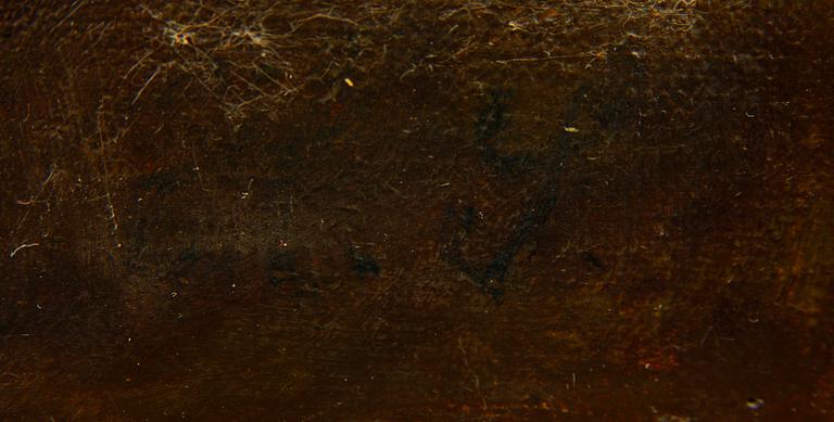 HANS LUDVIG SMIDTH, olja på duk, monogramsign.
