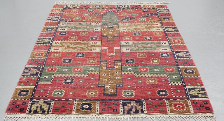 Märta Måås-Fjetterström, a carpet, "Tornet", knotted pile, ca 244,5-246,5 x 155-159,5 cm, signed AB MMF.