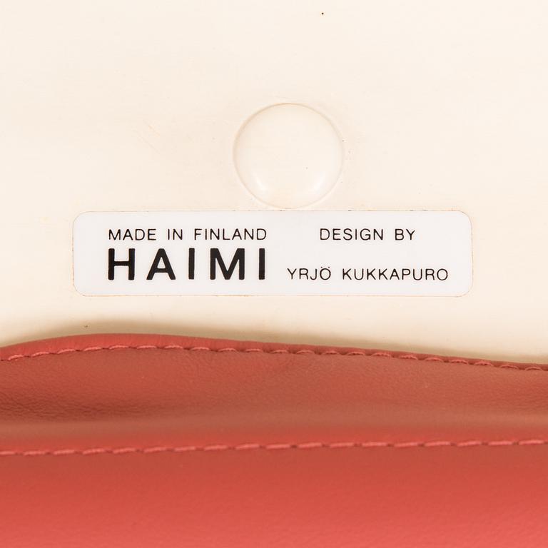 Yrjö Kukkapuro, nojatuolipari, malli 418, Haimi 1970/2000-luku.