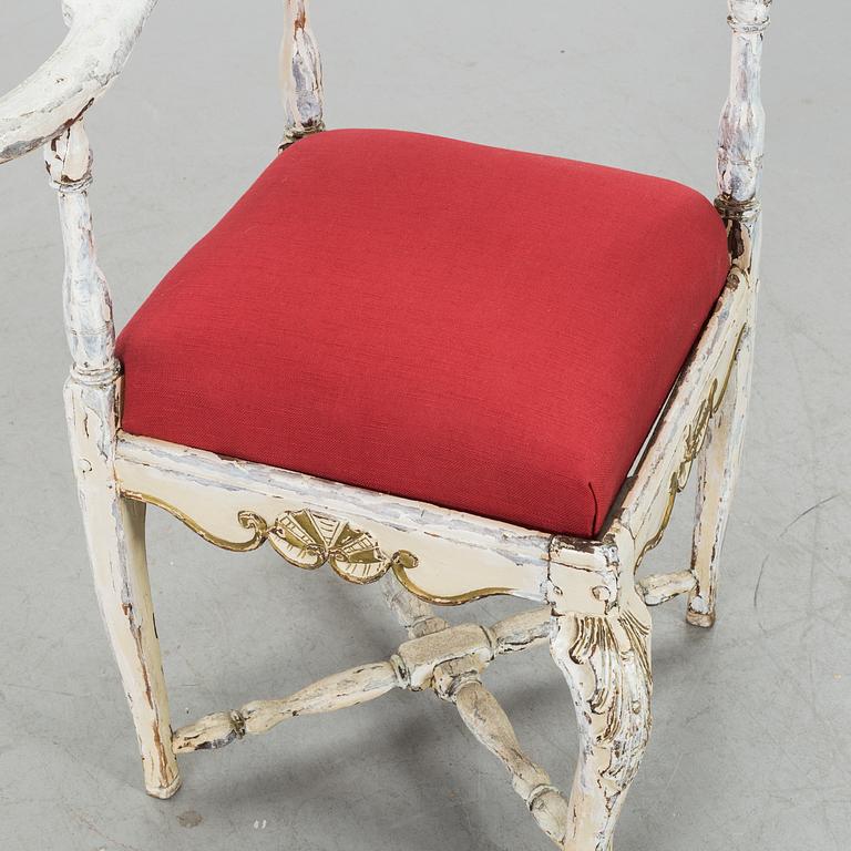 A ROCOCO CHAIR.