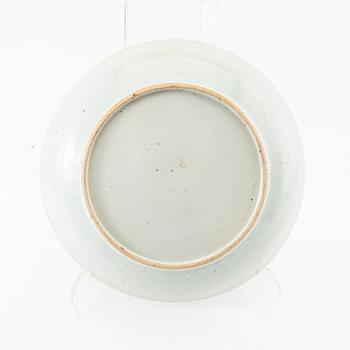 Bowl plate China 18th century porcelain.
