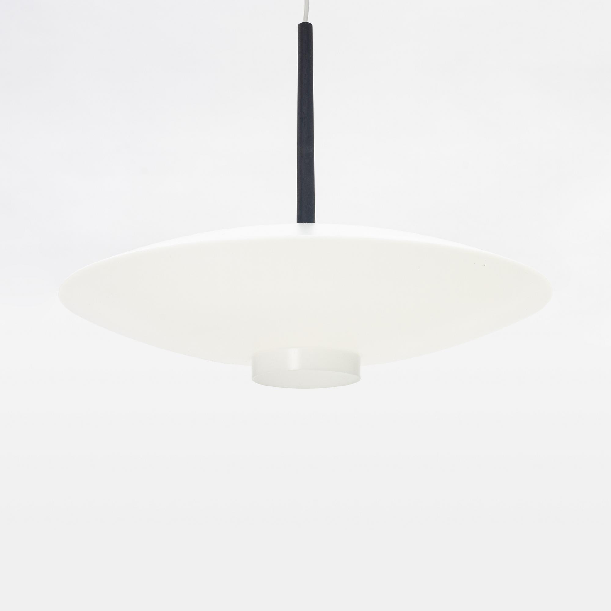Uno & Östen Kristiansson, a 'Discus' ceiling light, Luxus, Vittsjö, 1960's.