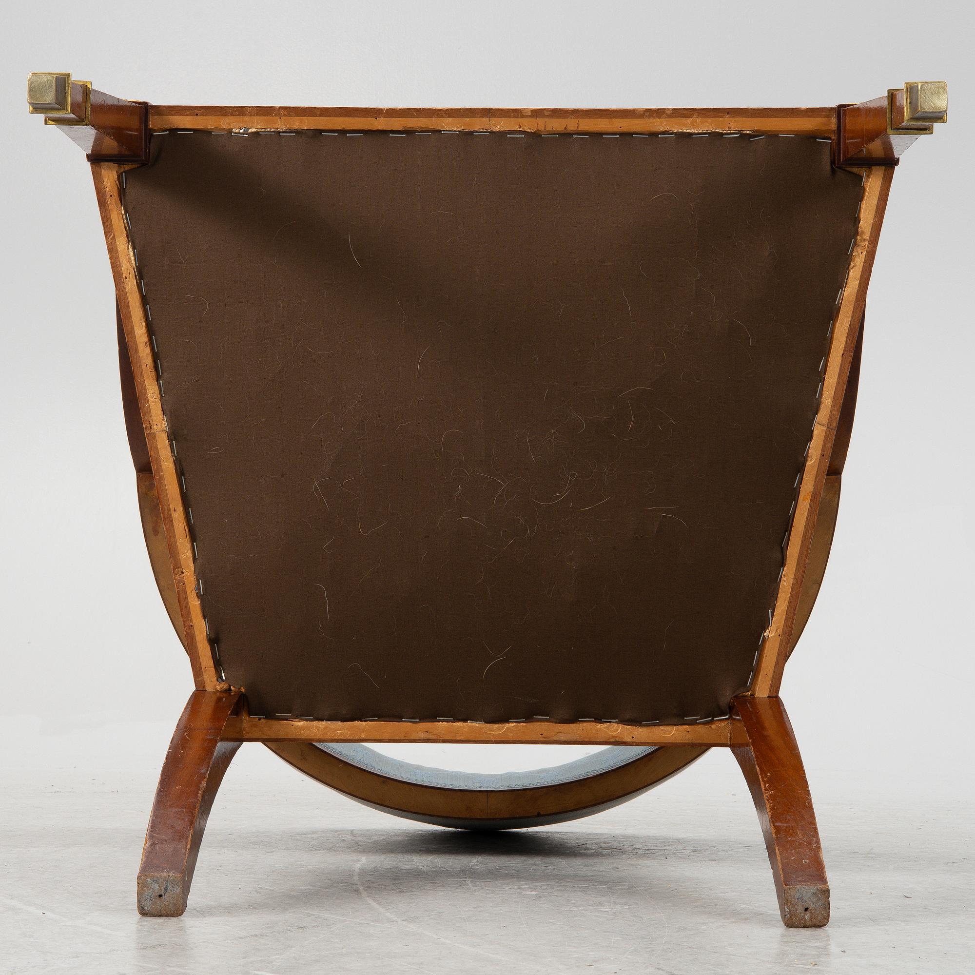 Armchair, late Gustavian style, early 20th Century.