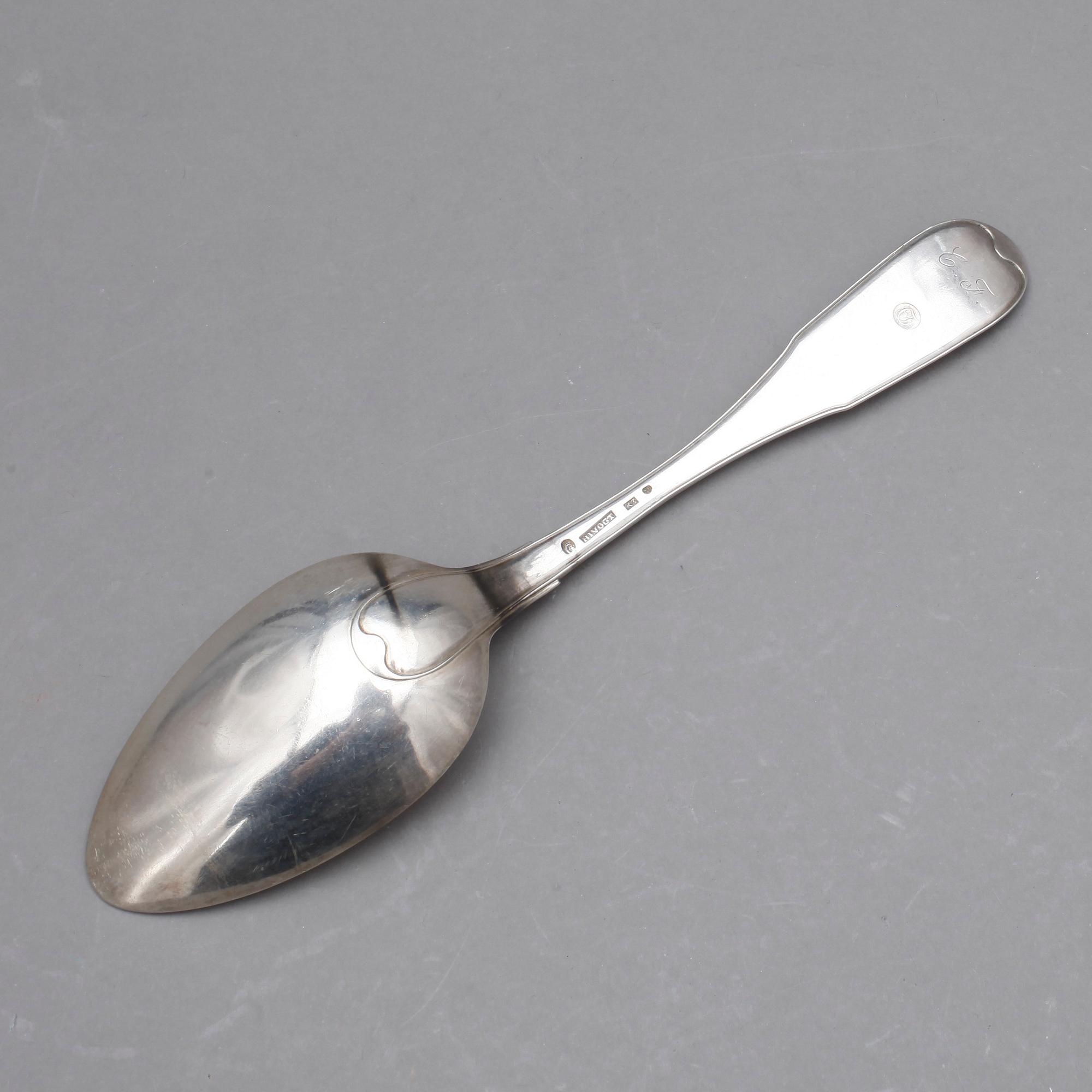 RAGUSKED, silver, Hans Jacob Vogt, Kristianstad 1816. Vikt ca 162 gram.