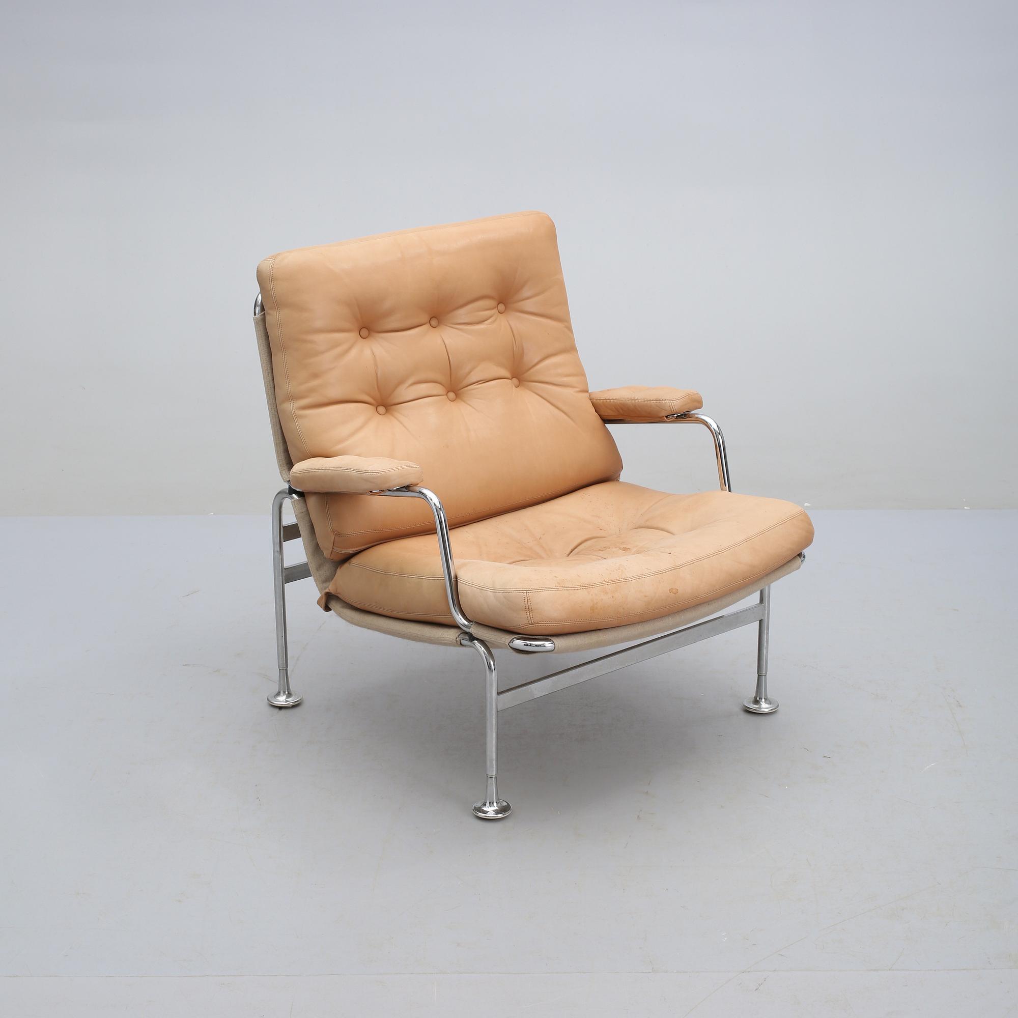 FÅTÖLJ, Bruno Mathsson, Dux, 1900-talets andra hälft.