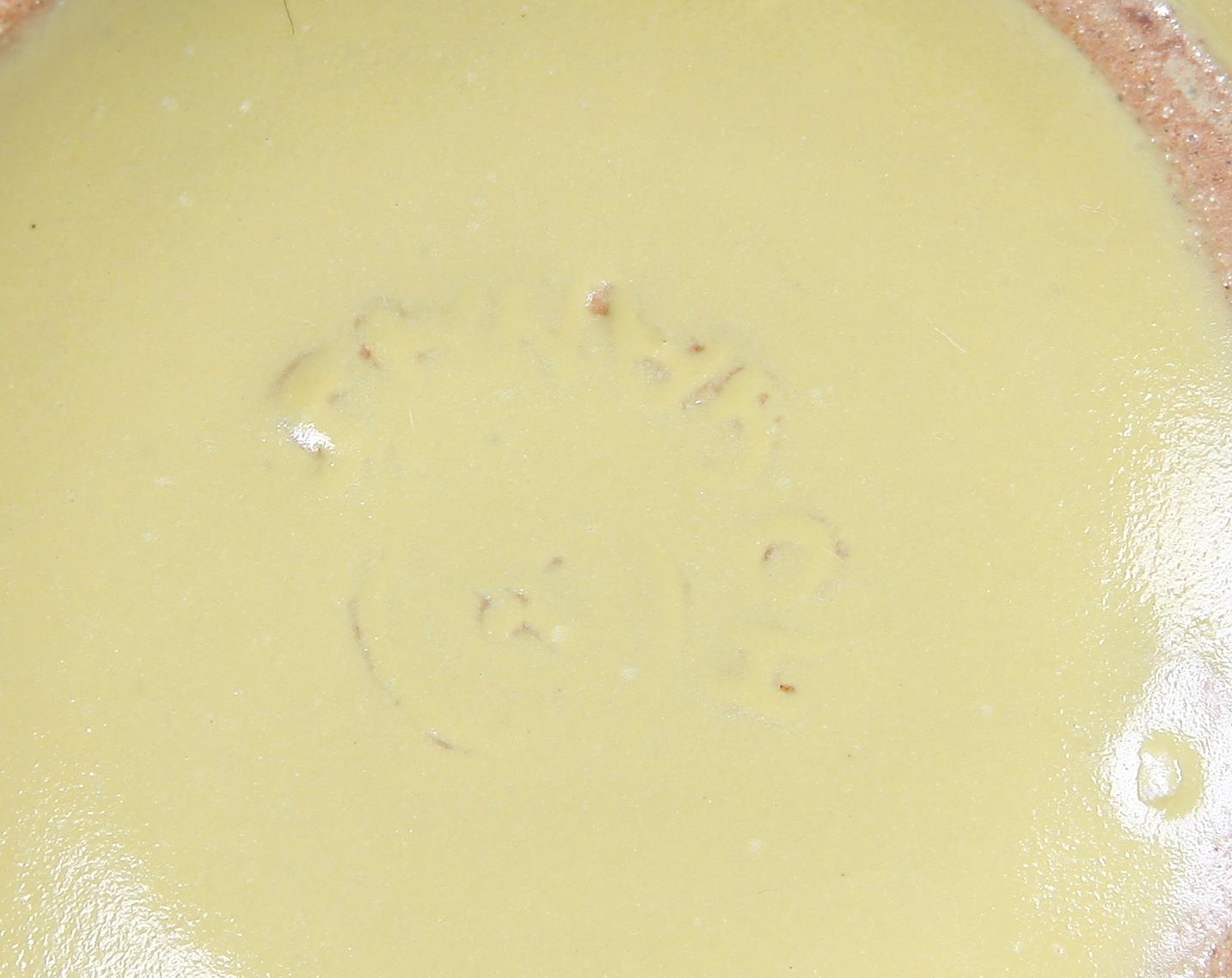 TESERVIS, 12 delar, lergods, Höganäs, 1930-tal.