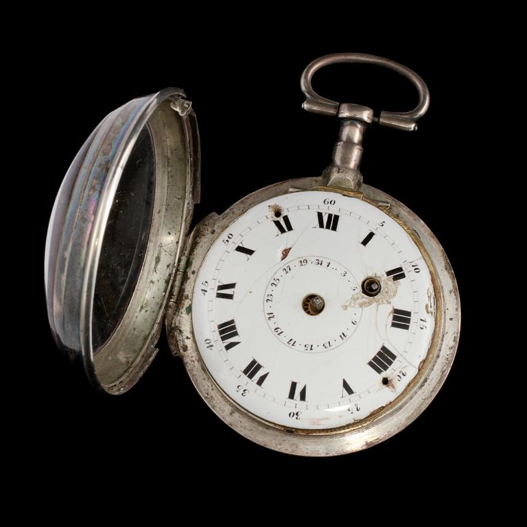 SPINDELUR, silver, 1800-tal.