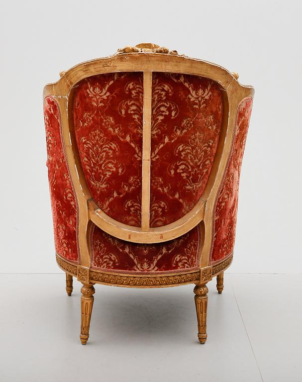 BERGERE, Louis Seizestil, 1800-talets andra hälft.