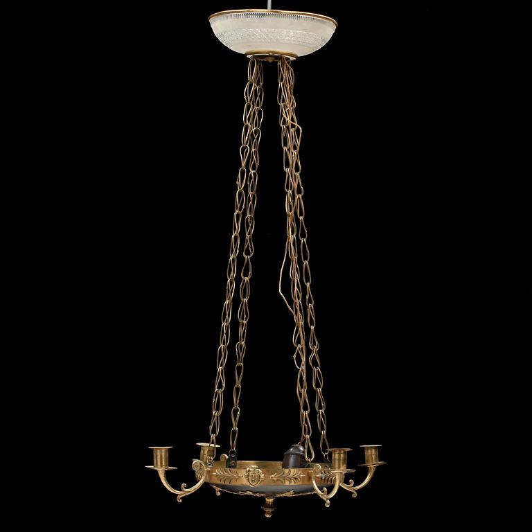 TAKAMPEL, empire, 1800-talets första hälft. Höjd ca 60 cm.