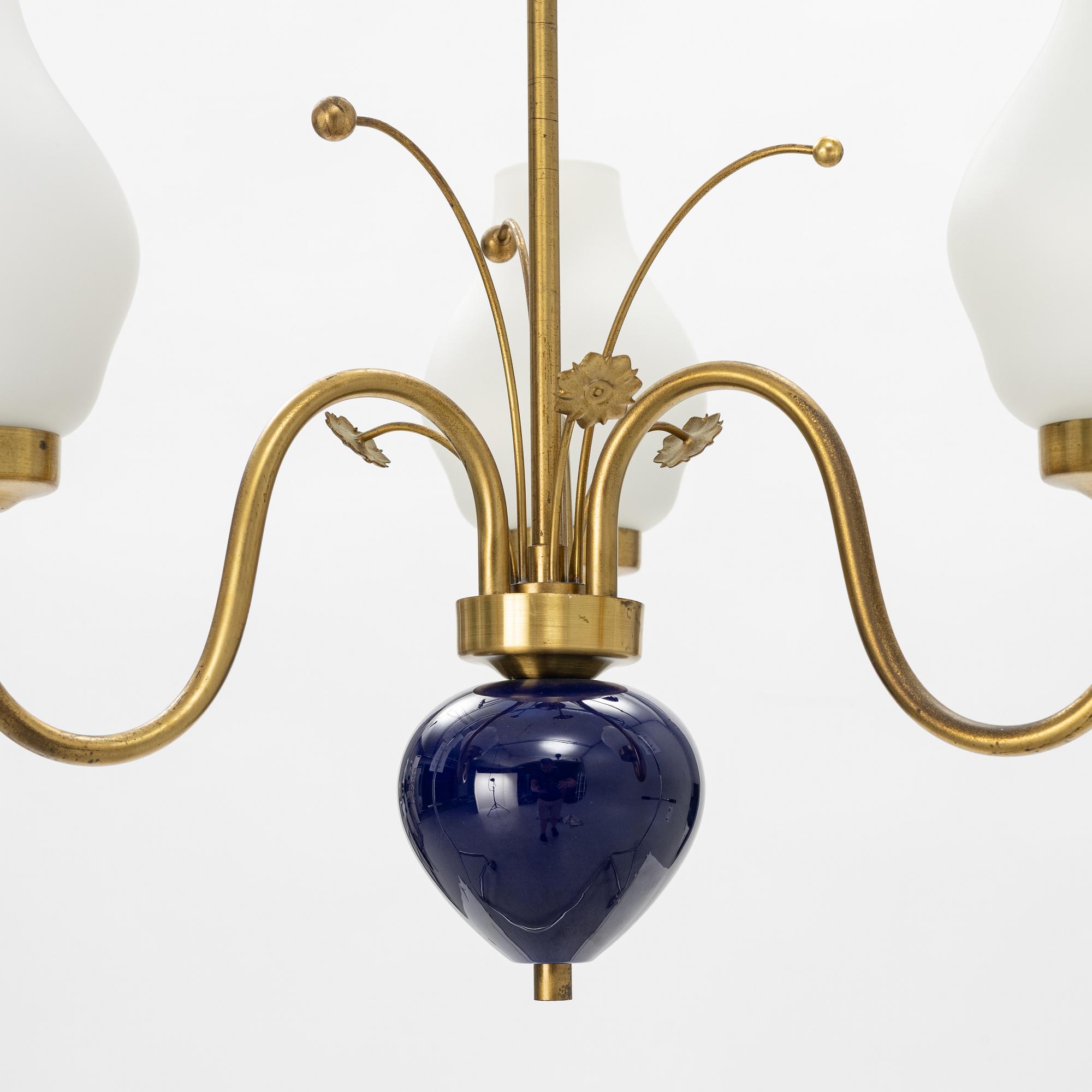 A Swedish Modern ceiling light, mid 20th Century.