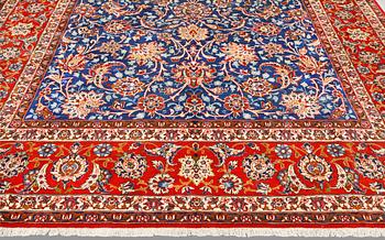 A carpet, Najafabad, c. 418 x 307 cm.