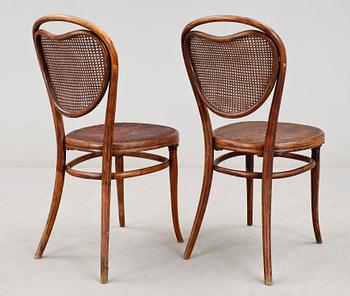 STOLAR, ett par, Thonet, tidigt 1900-tal.