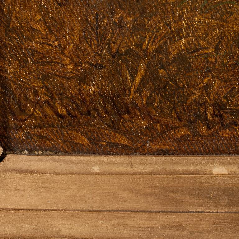 CARL ABRAHAM ROTHSTÉN, olja på duk. Sign och dat 1874.