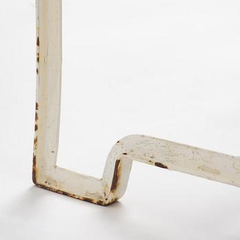 Carl Hörvik, a garden furniture set, a table and four chairs, possibly produced by Thulins vagnfabrik, Skillingaryd, Sweden.