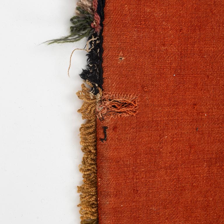 Åkdyna, rölakan, ca 47 x 104 cm sydvästra Skåne, Oxie eller Skytts härad, tidigt 1800-tal.