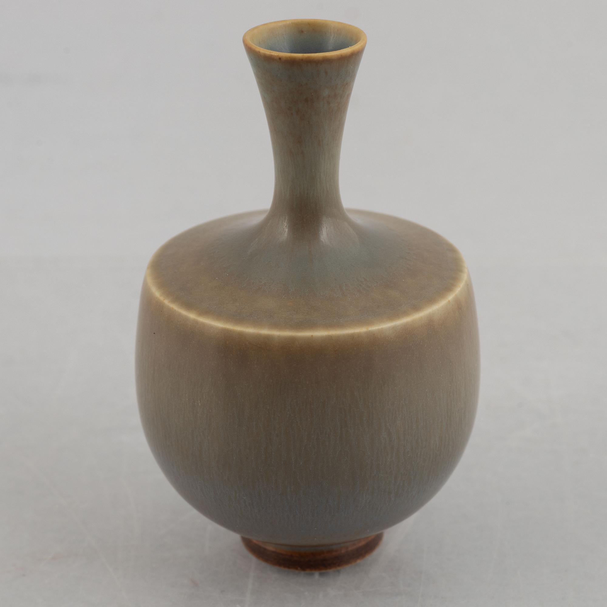 Berndt Friberg, vas, stengods, Gustavsbergs studio, 1957.