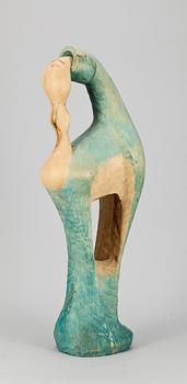 WU SHAOXIANG, skulptur, trä, sign.