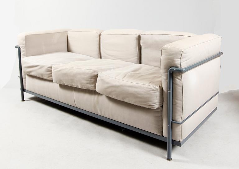 SOFFA OCH FÅTÖLJ, LC2, Le Corbusier, Cassina, 1900-talets mitt.