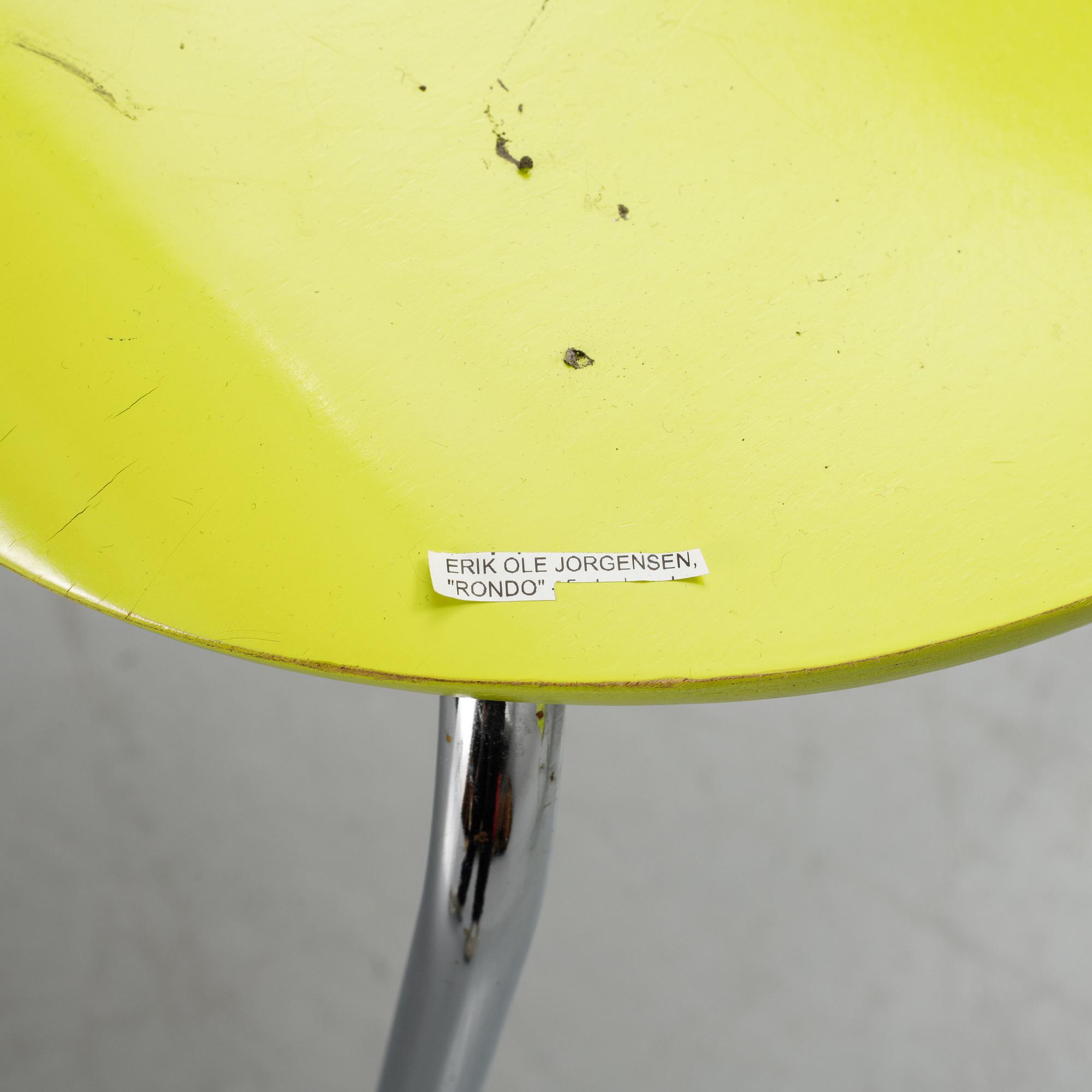 Five 'Rondo' chairs by Erik Ole Jørgensen, Danerka, 21st Century