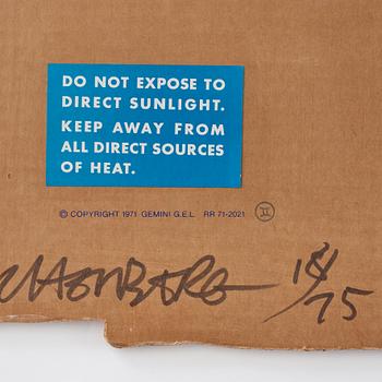 Robert Rauschenberg, Cardbird VI from: "Cardbird series".