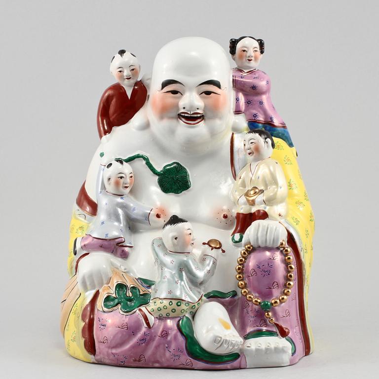 FIGURIN, porslin, Kina, modern tillverkning.