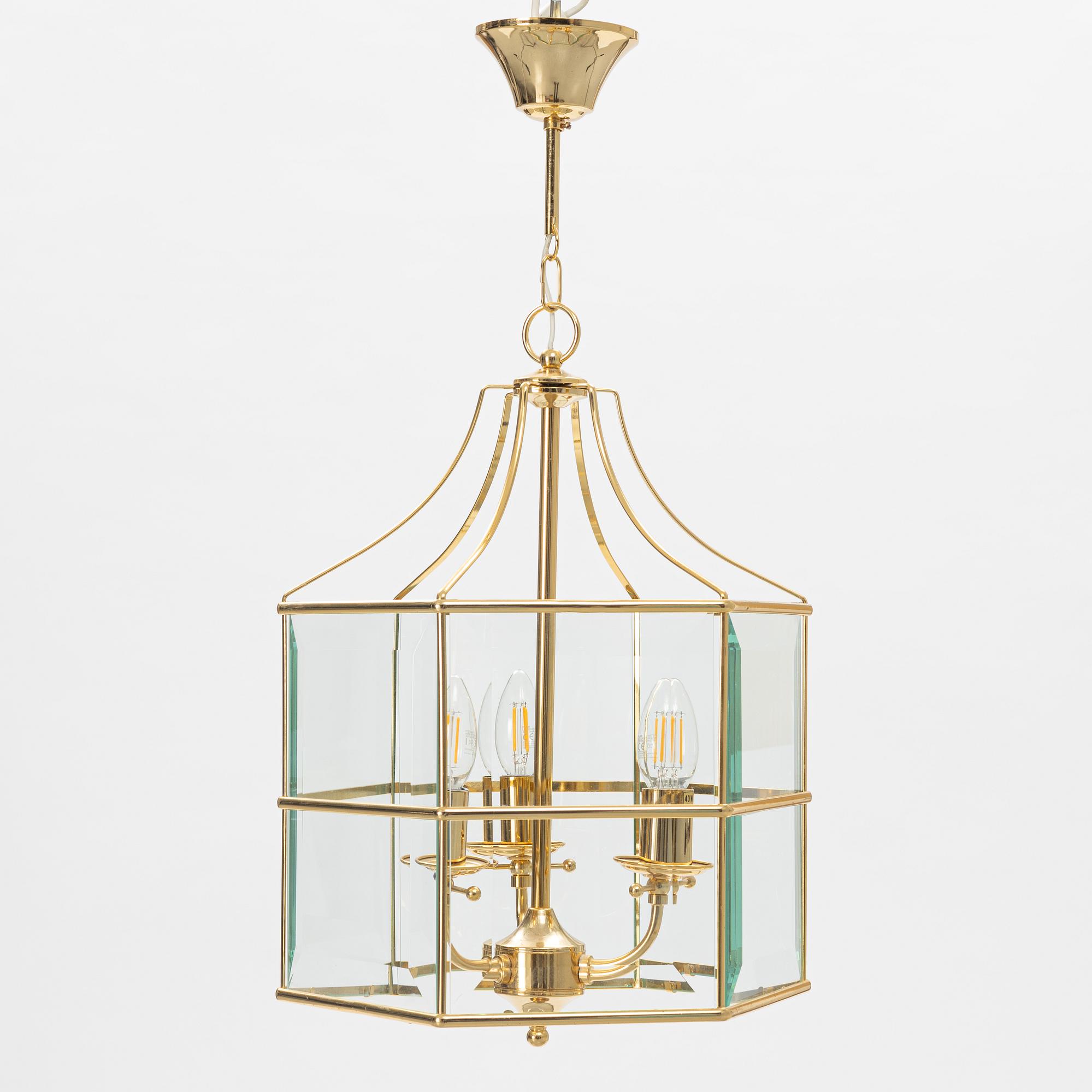 Ceiling lantern. Second half of the 20th century.