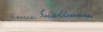 ANNA SNELLMAN, pastel, signed.