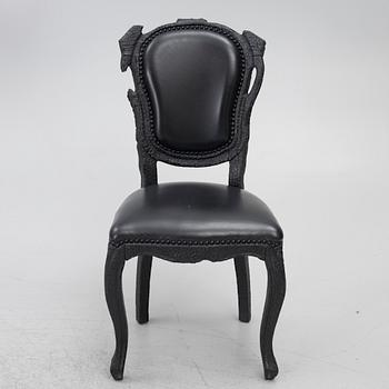 Maarten Baas, chairs 4 pcs, "Smoke Chair", Moooi.