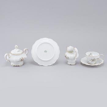 KAFFESERVIS, Kaffeservis, 25 delar, porslin, "Pompadour", Rosenthal.