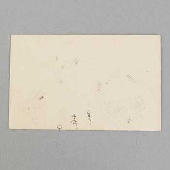 A letter by, August Strindberg.