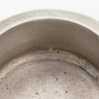 Bertel Gardberg, a bowl for Hopeatehdas oy, Helsinki/ Finnmade Gardberg, Norrmark handicraft.