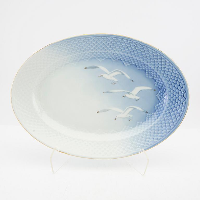 Service approximately 66 pcs "Blue Seagull" Bing & Gröndahl Denmark, second half of the 20th century, porcelain.