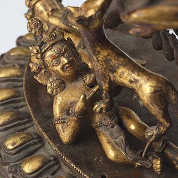 GUDOM, kopparlegering. Tibet, troligen 1900-tal.