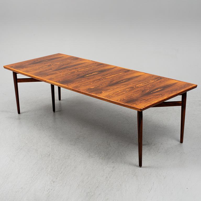 ARNE VODDER, a rosewood veneered dining table from Sibast, Denmark, 1950's/60's.