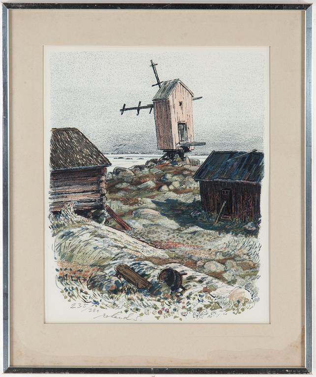 ROLAND SVENSSON, Färglitografi, signerad och numrerad 235/360.
