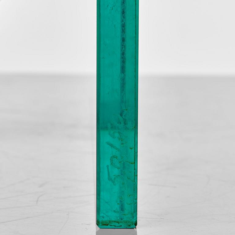 Philippe Starck, "Petite Etrangete Contre Un Mur", a sculpture/vase, ed. 50/50, Daum, Nancy, France, 1980's.