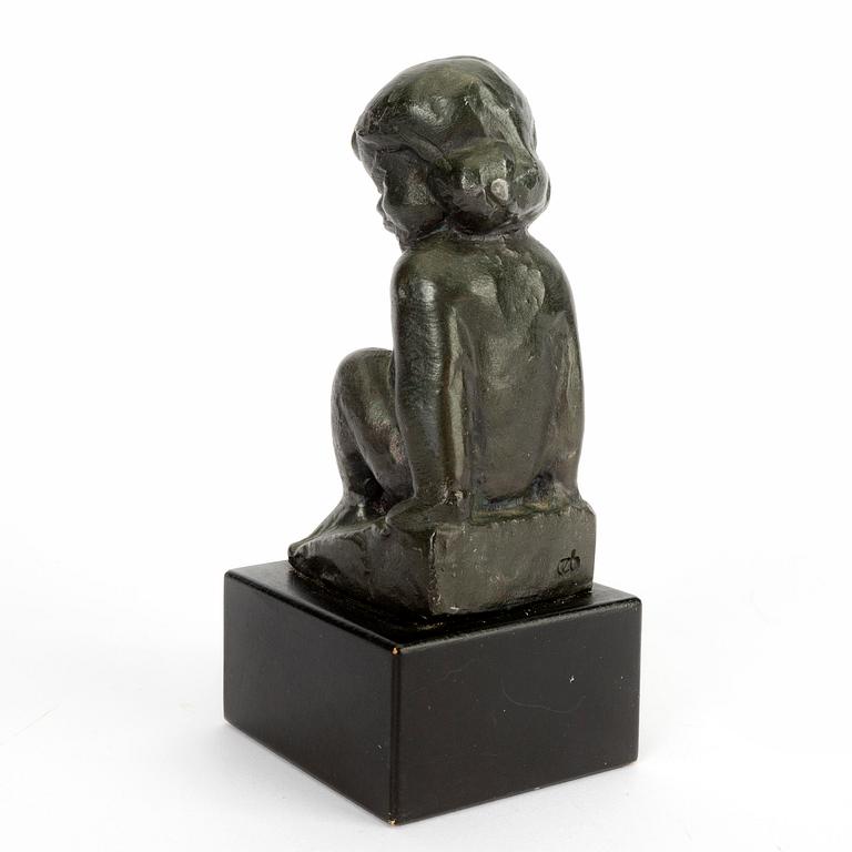 Carl-Einar Borgström, a signed bronze sculpture.