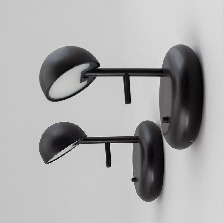Ichiro Iwasaki, a pair of 'Pin' bedside lights for Vibia.